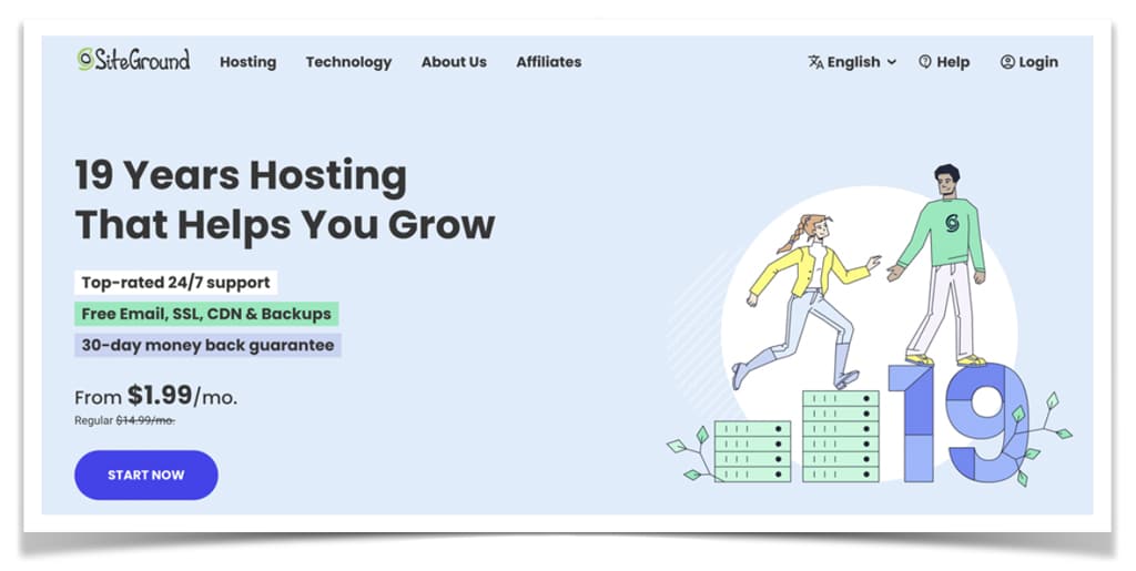 SiteGround nameservers